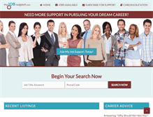 Tablet Screenshot of myjob-support.com